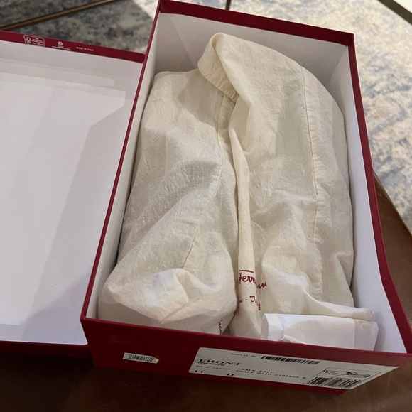 Men’s Salvatore Ferragamo Loafers Size 11 Chalk - Authentic - Picture 3 of 6